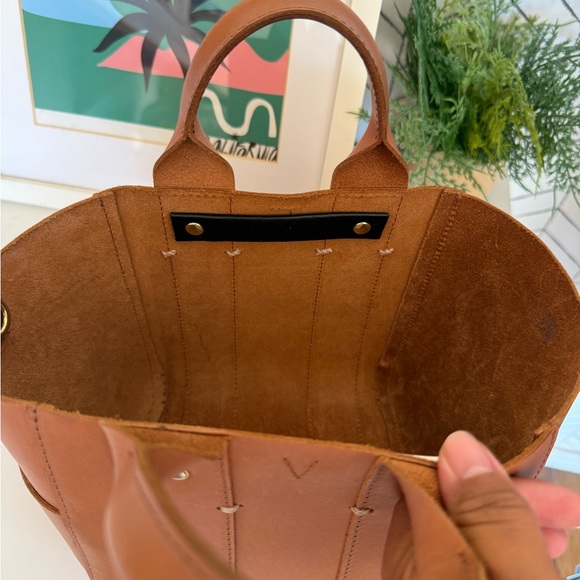 Clare V Tan Leather Tote - Picture 4 of 7